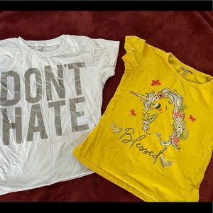 Girls tees